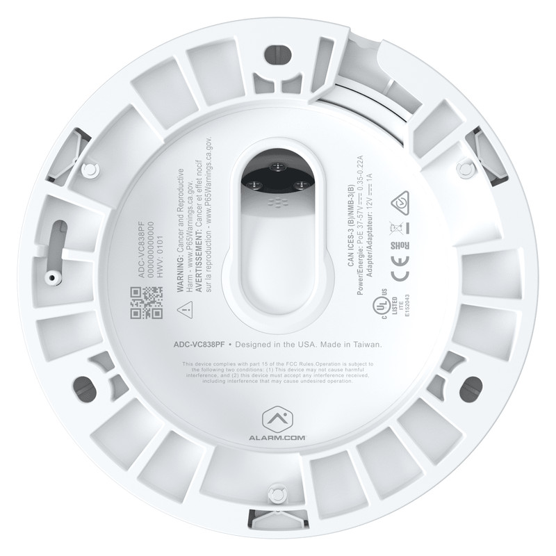 Alarm.com ADC-VC838PF Pro Series 4MP PoE Indoor Outdoor Varifocal Turret Camera gallery