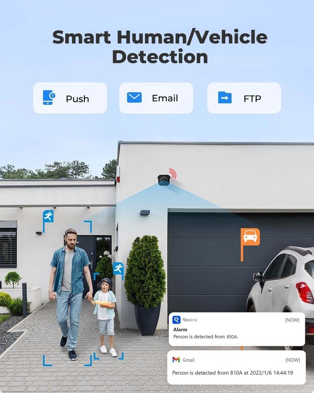 4K Ultra HD PoE Camera with Human/Vehicle Detection gallery