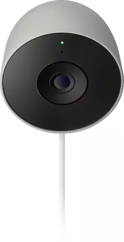 Google – Nest Cam Outdoor (wired, 2nd gen) – 2K Video and Gemini – 1-Pack – H…