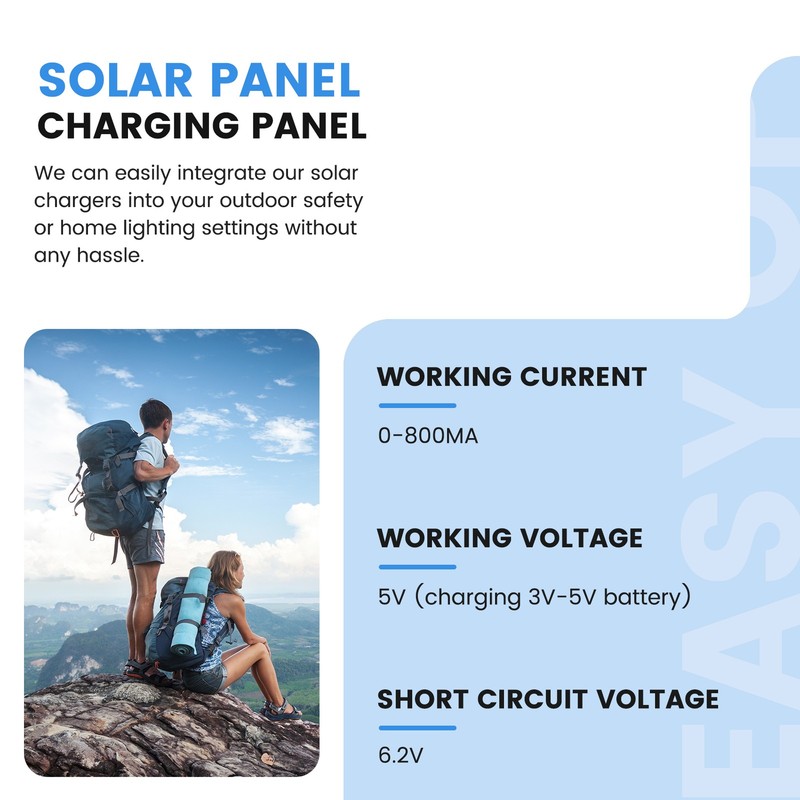 10W Solar Panel for Home Security Camera Solar Cells Powered with1745 gallery