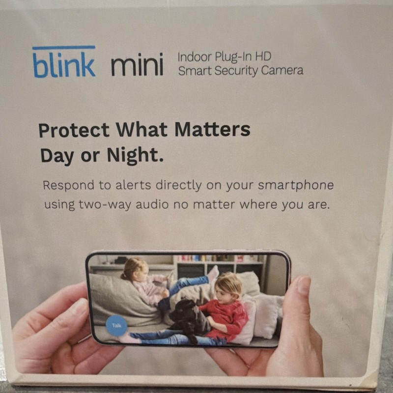 Blink Mini HD Wi‑Fi Indoor Plug‑In Camera Motion Detect 2‑Way Alexa gallery