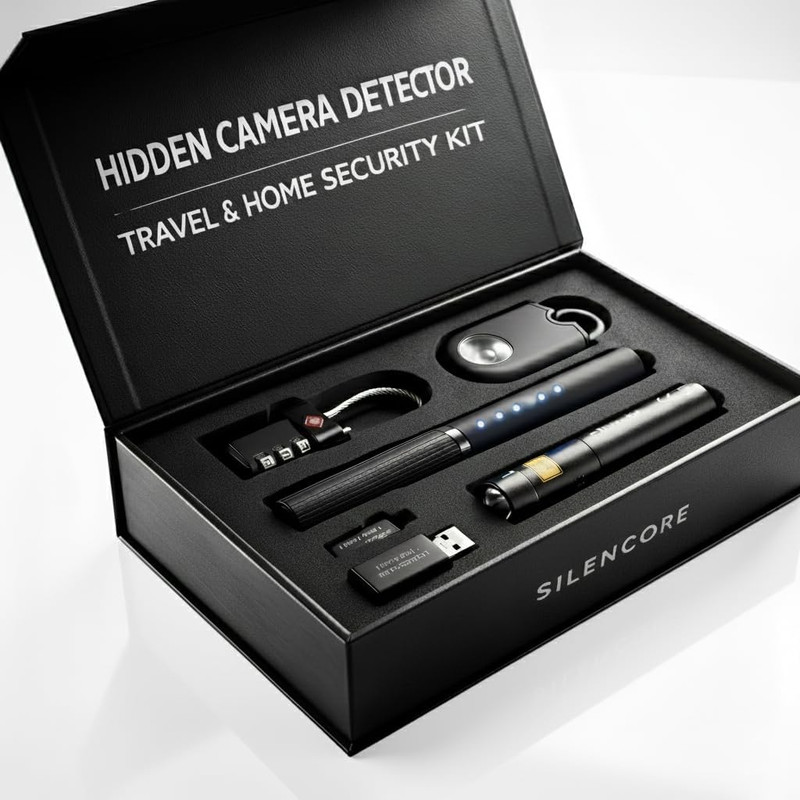 Travel Privacy Protection Kit: Hidden Camera & GPS Tracker Detector Set gallery