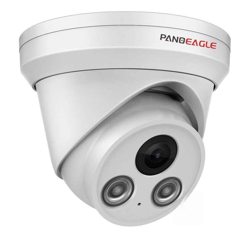 5MP IP PoE Outdoor, 5MP30fps Turret IP with Human/Vehicle Detection,Audio/Mic...