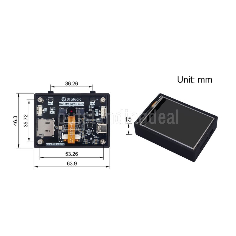 K210 Mini Visual Recognition Module for Python Development Board w/ 32G SD Card gallery