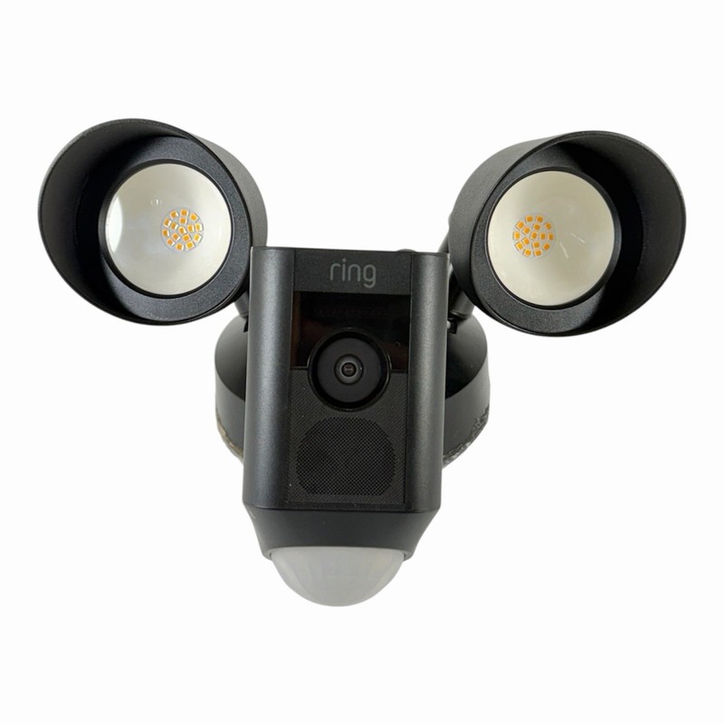 Ring Floodlight Cam Wired Plus Black 1080p Surveillance Camera – 5AT3T2