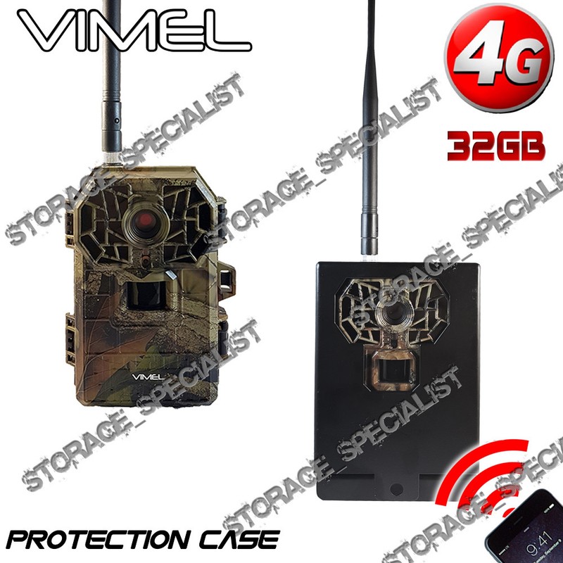 Wireless Security Camera 4G 3G Remote View House Metal Protection Box Farm Home