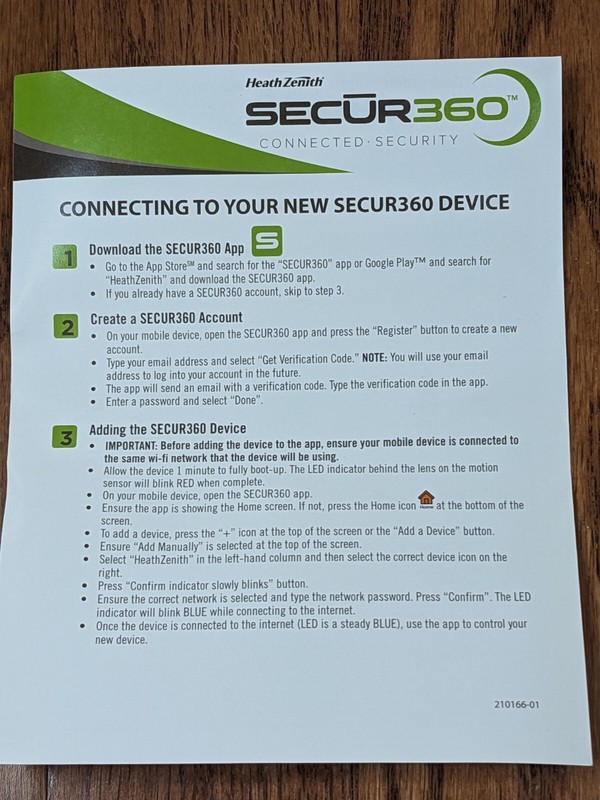 SECUR360 Wi-Fi Connected White Wired Single Head Voice Activated Motion Outdoor gallery