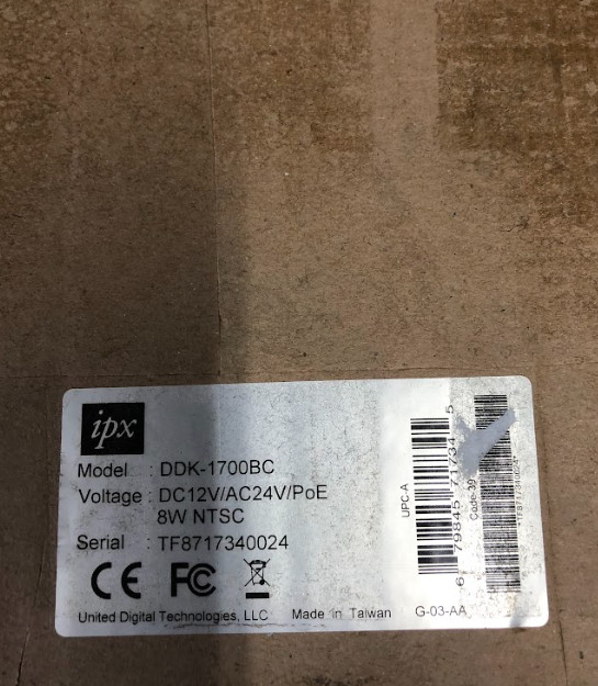 IPX DDK-1700BC Vandal Proof Bullet Camera indoor-outdoor gallery