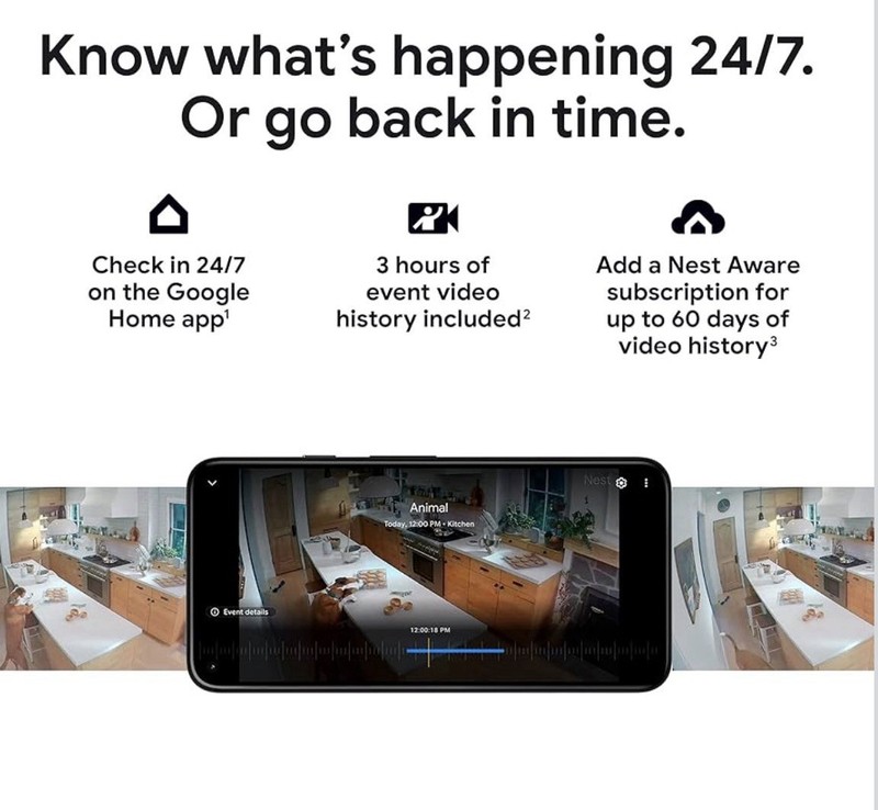 Google Nest Cam Outdoor or Indoor, Battery - 2nd Generation - 2 Count gallery