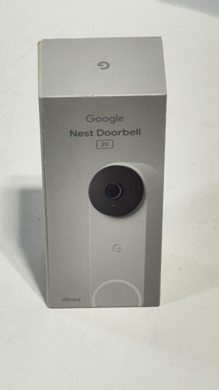 Google Nest Doorbell (Wired, 3rd Gen) – Video Doorbell w/ 2K Video -GA09967-US