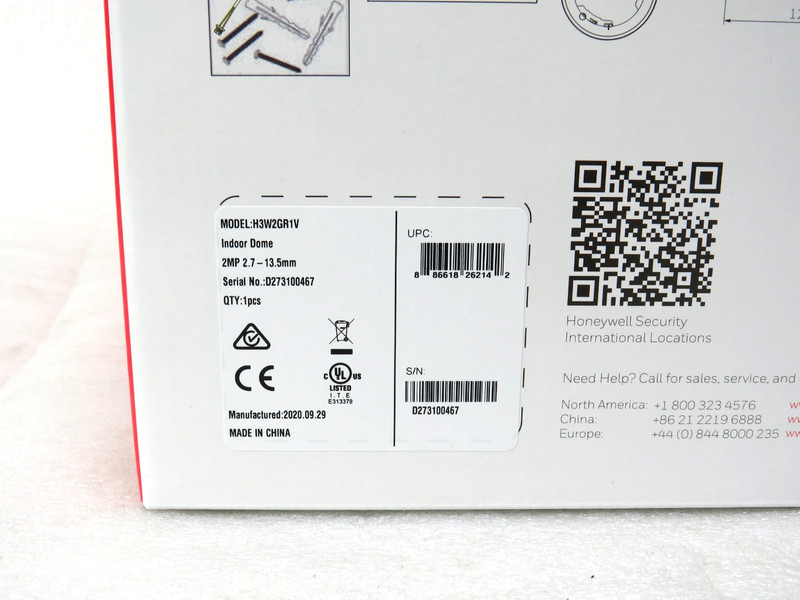 [Case of 10] Honeywell H3W2GR1V equIP Series 2MP IR Indoor IP Dome Camera [SSI] gallery