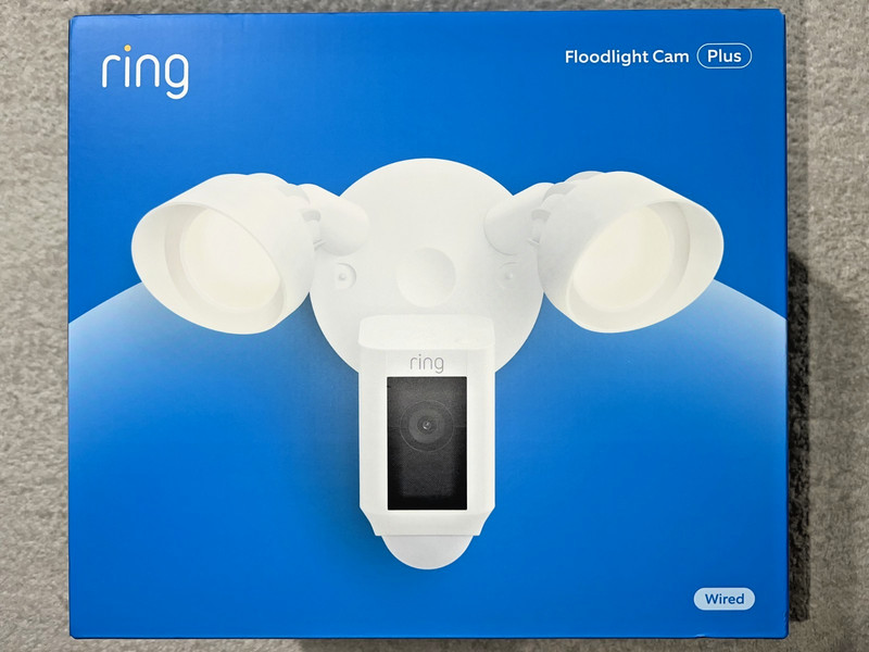 RING WIRED FLOODLIGHT CAM PLUS 1080P **NEW** gallery