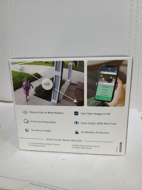 Arlo - Essential Spotlight Camera – Indoor/Outdoor Wire-Free 1080p Security Came gallery