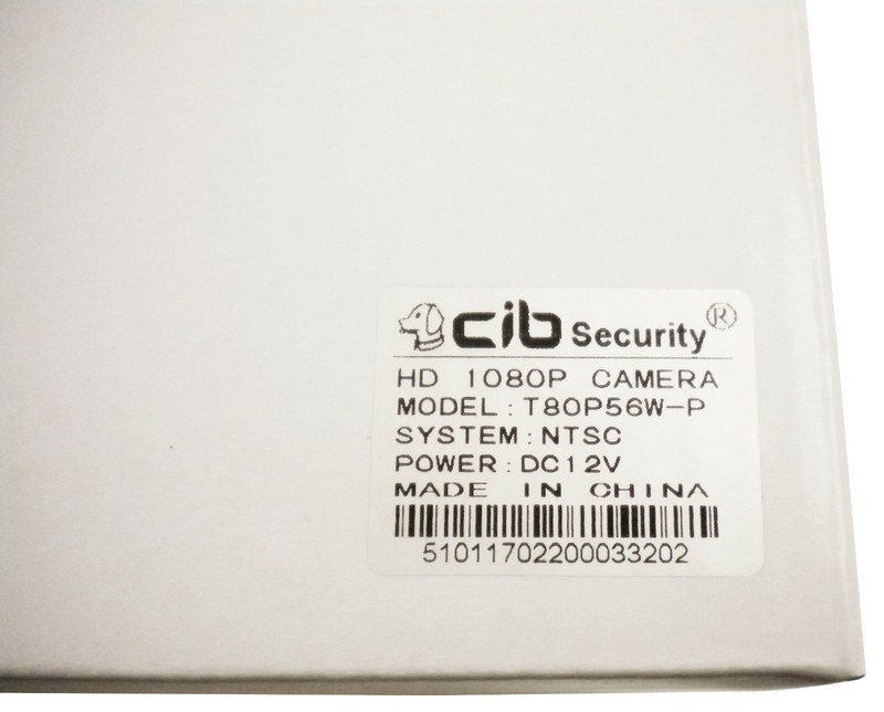 New 1080P Security Camera - Model #T80P56W-P BNC 12V gallery