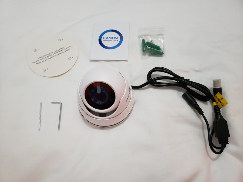 HD View CCTV Color Camera 4MP WDR 2.8mm Wide Angle Lens SD Card (New)