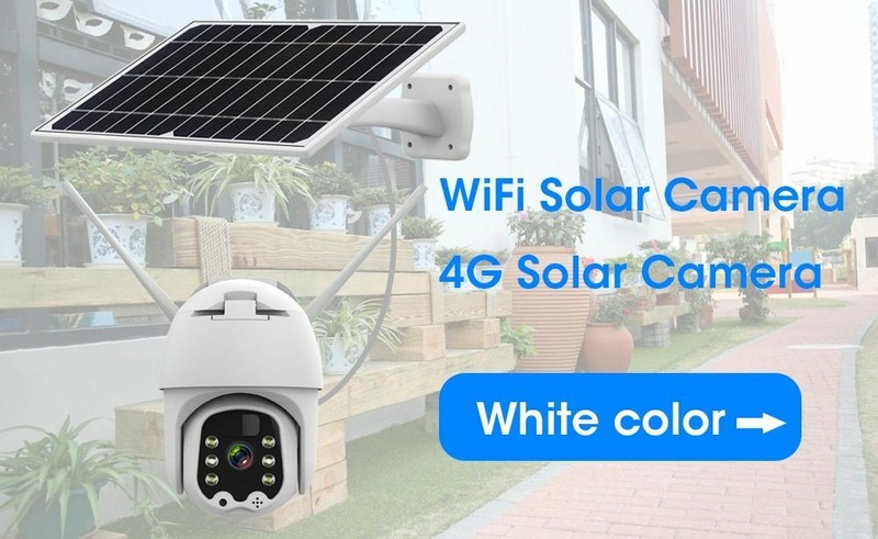 PTZ 4G Solar Camera SIM Card Color Night WiFi 1080P CCTV Waterproof Surveillance gallery