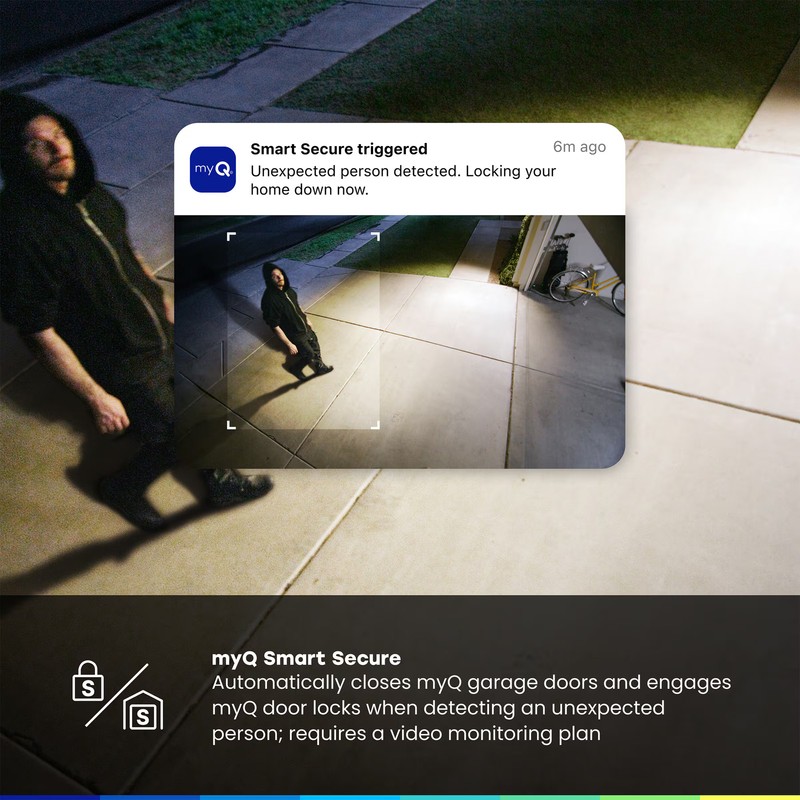 Chamberlain - myQ Outdoor Battery Security Camera - White gallery
