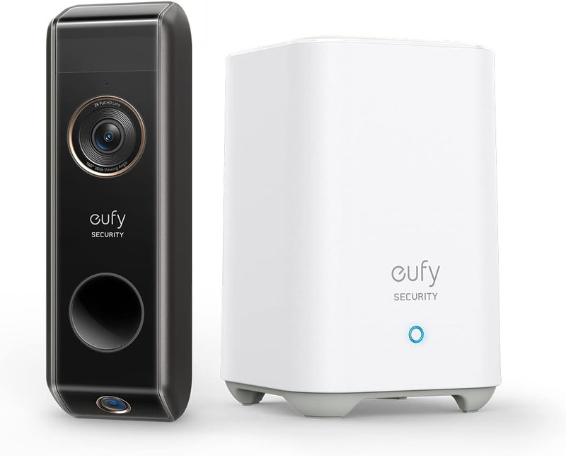 Eufy Security Video Doorbell Dual Camera, 2K HD, Wireless, Battery-Powered, Home gallery