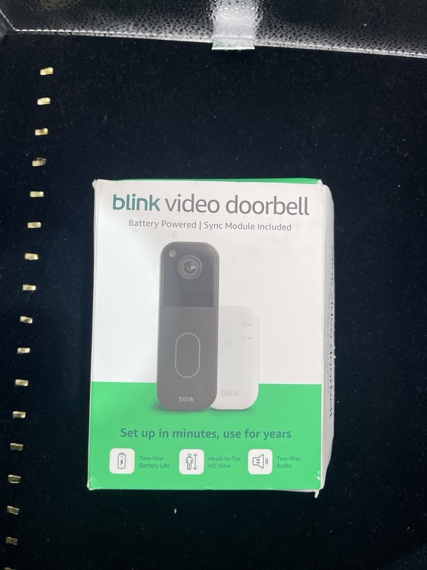 ⭐️Blink Video Doorbell W/ Sync Module – Black