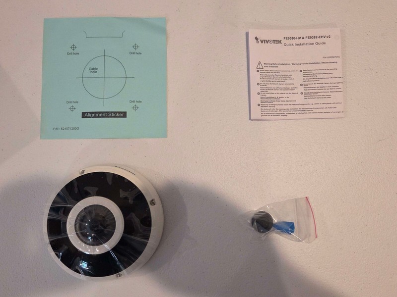 Vivotek FE9380-HV 5MP Fisheye Panoramic Network Camera