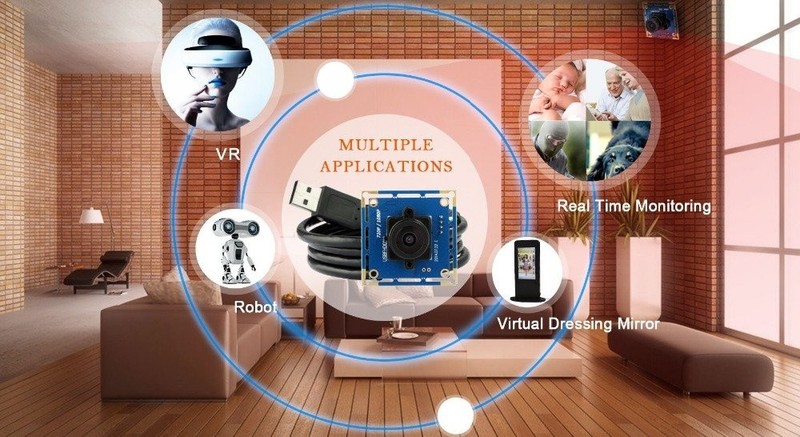 1080P HD USB Module with 2.1mm Lens, 2MP OV2710 CMOS Board , 30fps/720P 60fps... gallery