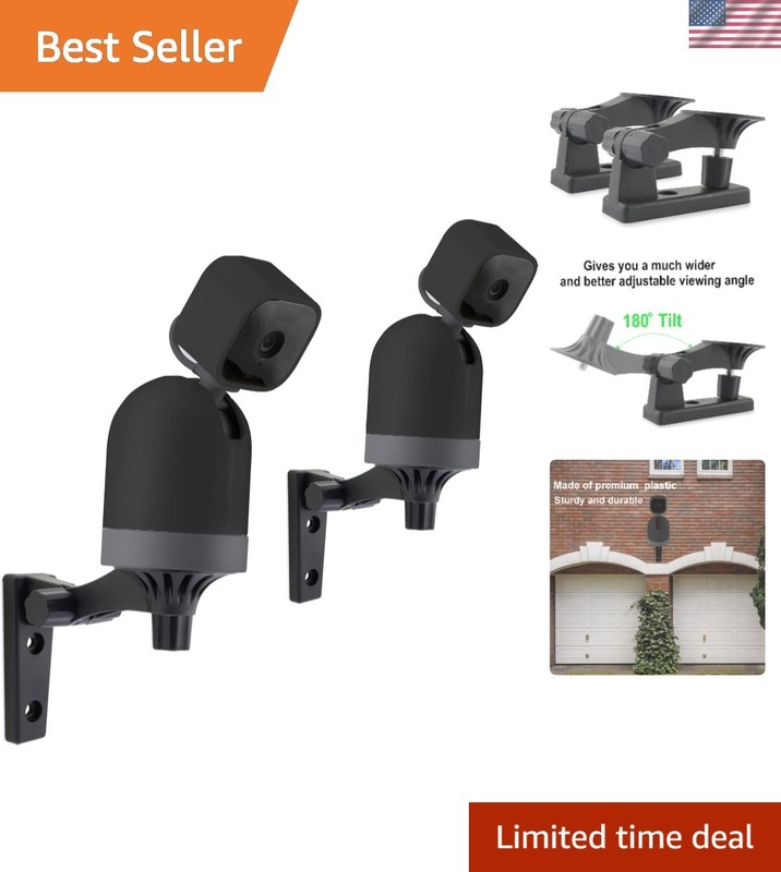 Compact Wall Mounts for Blink Mini – 2-Pack High-Performance Adjustable Bracket