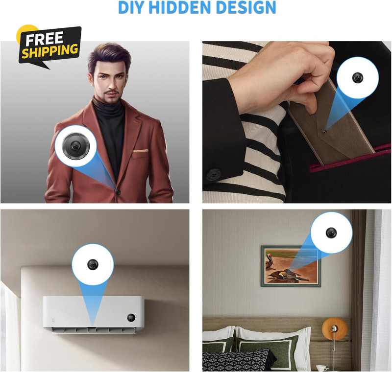 Mini Camera DIY Module HD 1080P Camera Small Wifi Security Cameras Tiny gallery