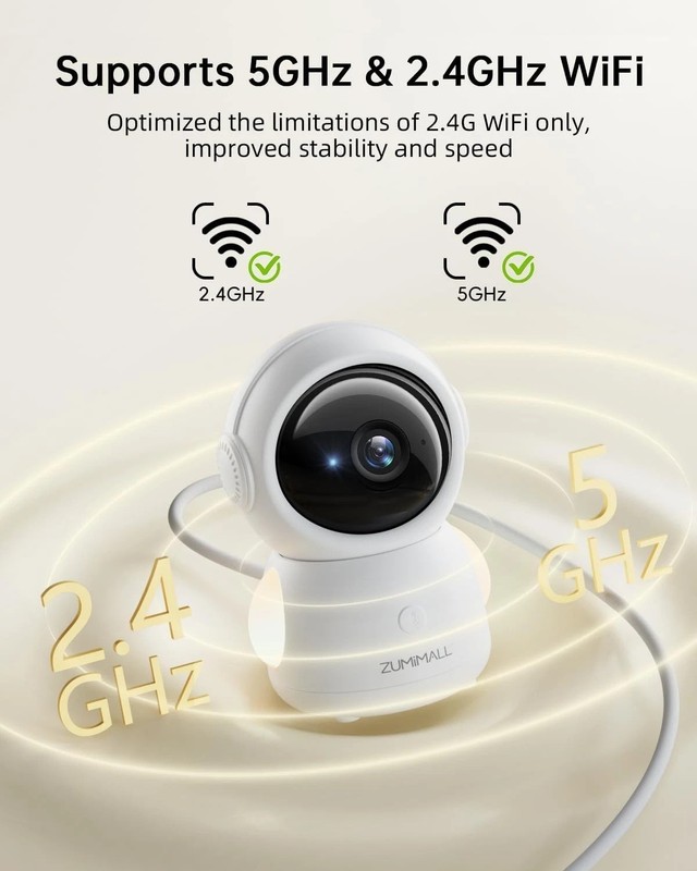 Security Camera Indoor, Baby Monitor with Camera and Audio | Pet/Dog/Cat Came... gallery