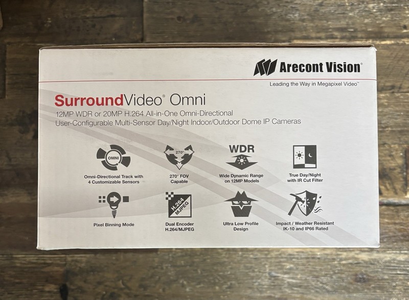 New Arecont Vision AV12176DN-28 Surround Video Omni - 12MP IP Camera gallery