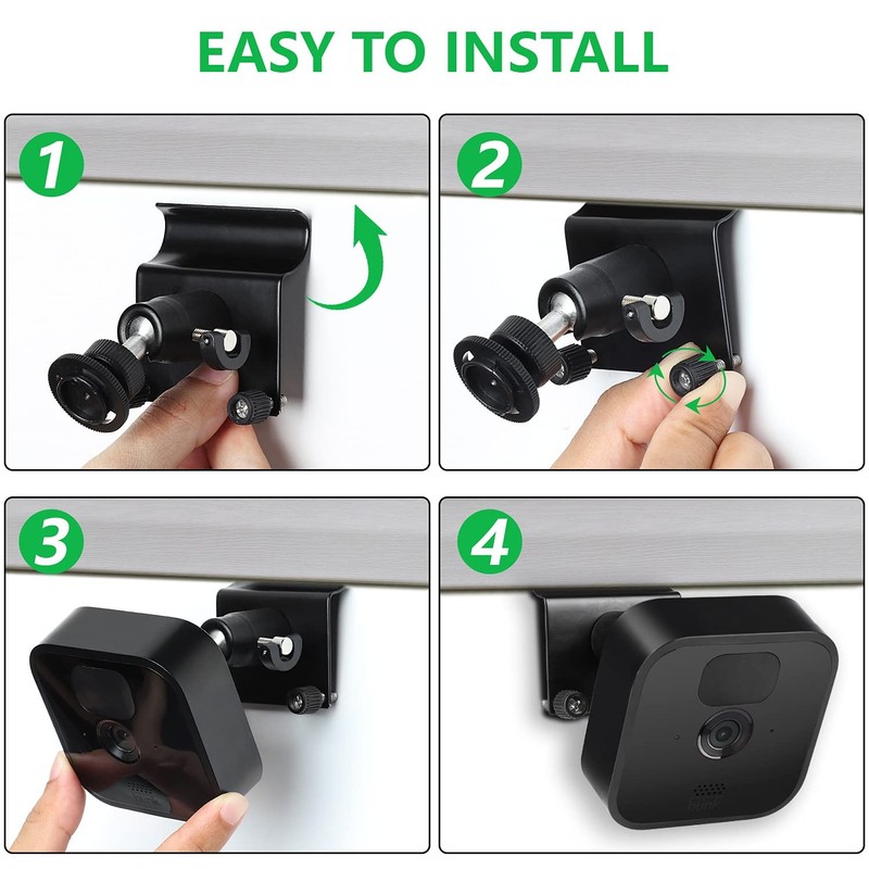 2Pack Vinyl Siding Mount for Blink Outdoor 2K+ / Outdoor 4 (4th Gen)/(3rd Gen... gallery