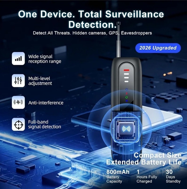 AOBOCAM Hidden Camera Detectors 2026 Upgrade, Anti Spy Detector with Dual Sensor gallery