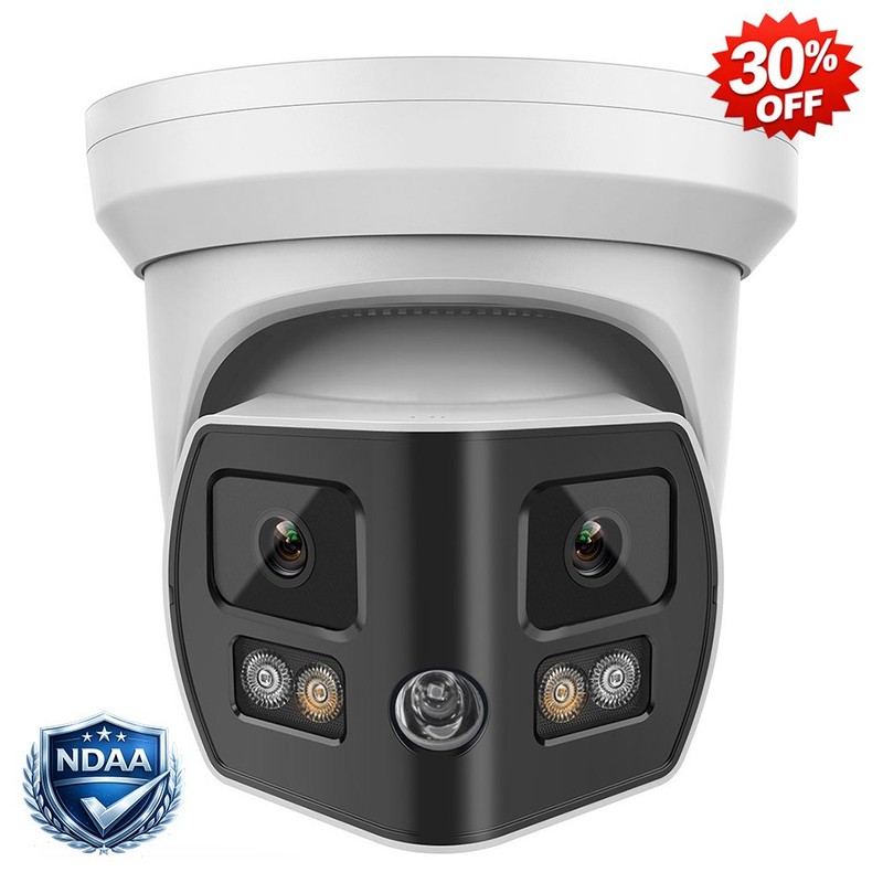 NDAA compliant Vikylin 4K 8MP 180° Panoramic Full Color IR POE IP Camera Audio