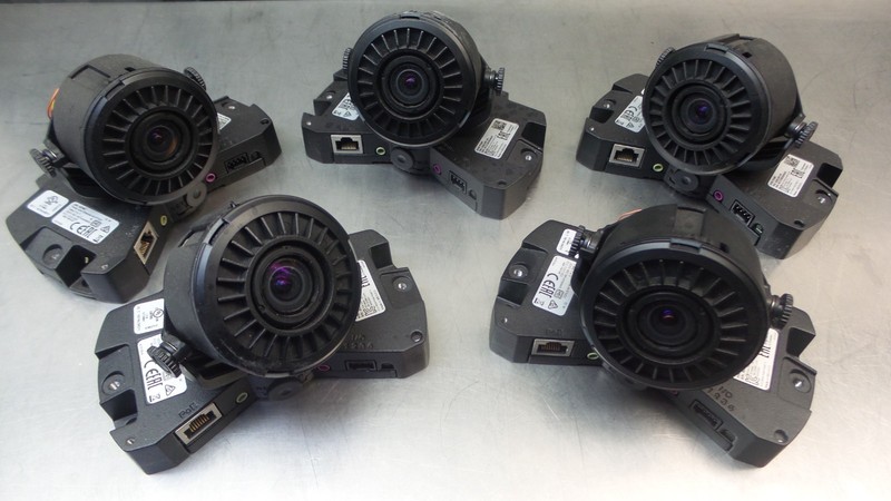 Lot of 5 AXIS P3367 Fixed Dome Network Camera | Untested