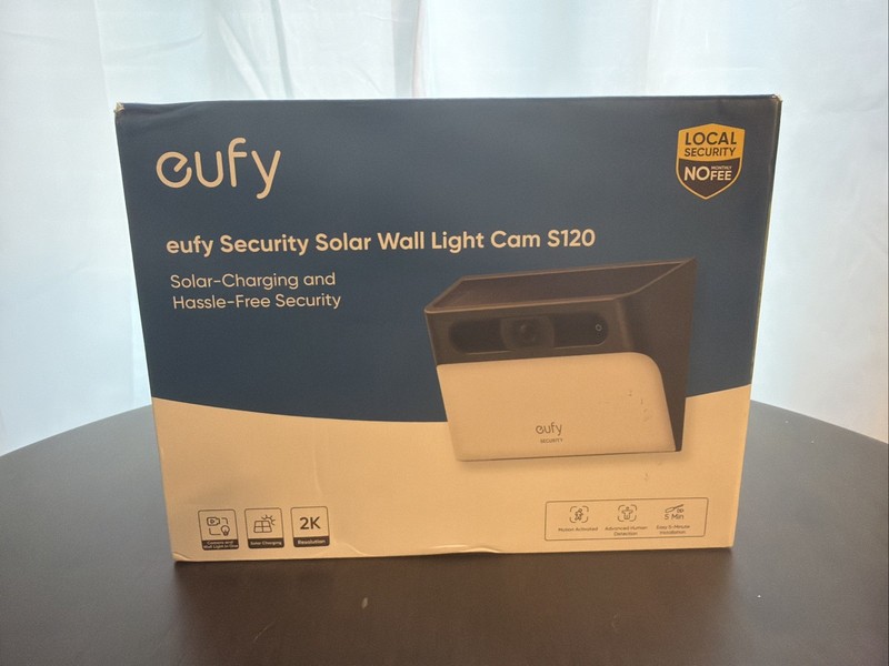 Eufy Security Solar Wall Light Cam S120 2K