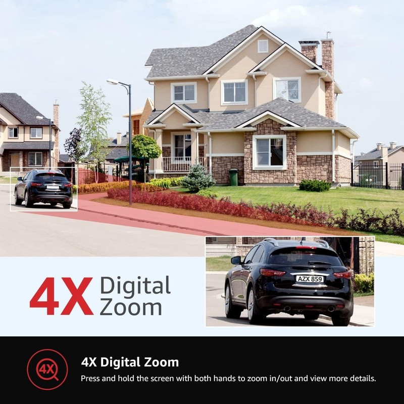 2K Wireless Security Camera with 360° View & Night Vision - Outdoor Protection gallery