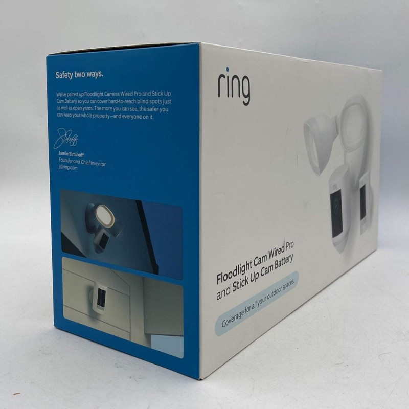 New Ring Floodlight Cam Wired Pro and Stick Up Cam Battery Home Security System gallery