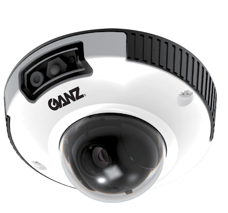 (4) Ganz ZN8-M4NTFN4L-4 HD 2 Megapixel Outdoor IR Mini Dome Camera 3.6mm Lens gallery