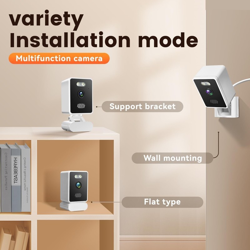 1080P Indoor Security Camera w/ 2-Way Audio & Night Vision for Baby Monitoring gallery