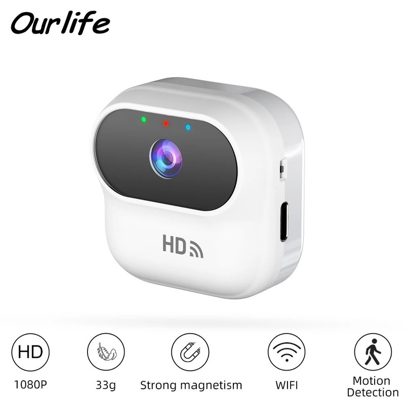 Mini WiFi 1080p Camera Home Security Smart Home Monitor