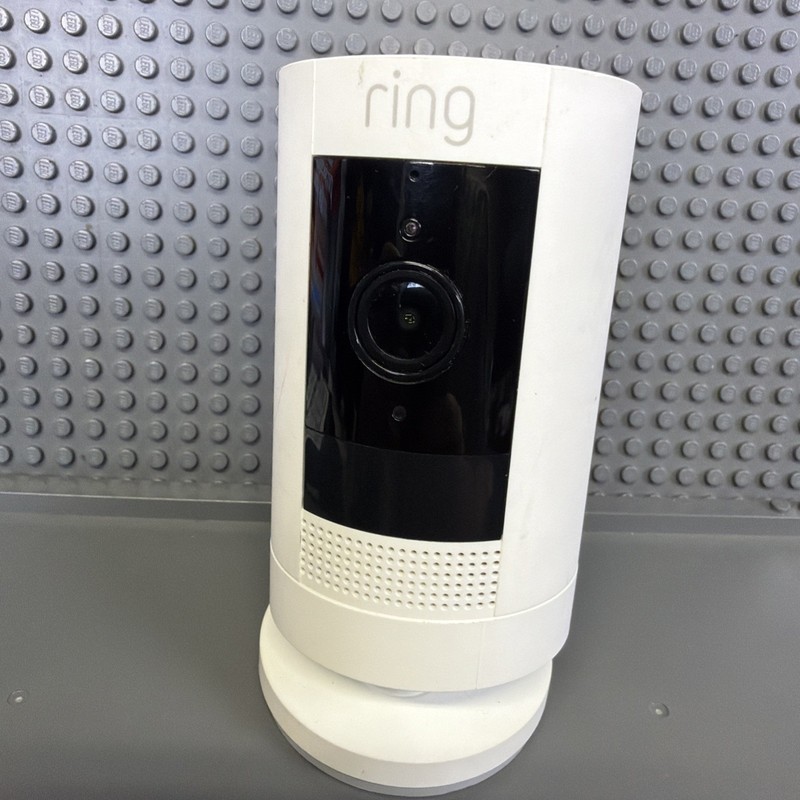 Ring Stick Up Cam White Outdoor Wireless 5UM7E5 **CAMERA ONLY NO BATTERY***