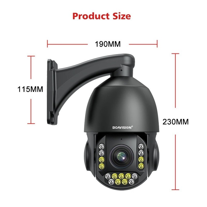 4G 8MP HD Outdoor Solar 7/24 Security Street Camera 30X Zoom PTZ Camhipro app gallery