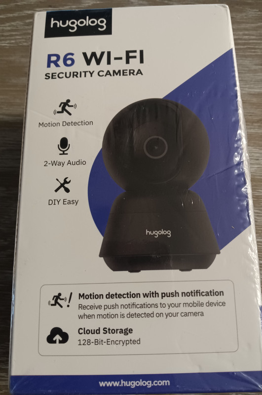 Hugolog 2K 3MP Indoor Pan/Tilt Security Camera with Auto-Focus,Ideal for Baby
