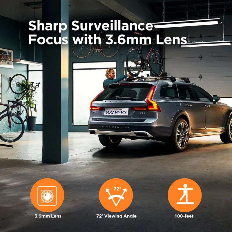 5MP Long Range Weatherproof Security Camera for TVI, CVI, AHD, CVBS DVRs - Indoo gallery