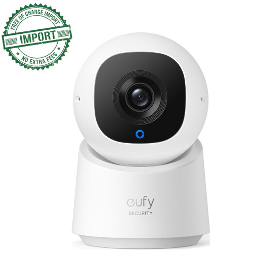 eufy Solo Indoor-Cam C220 Wired 2K Surveillance Camera, 24/7 Recording, AI Human