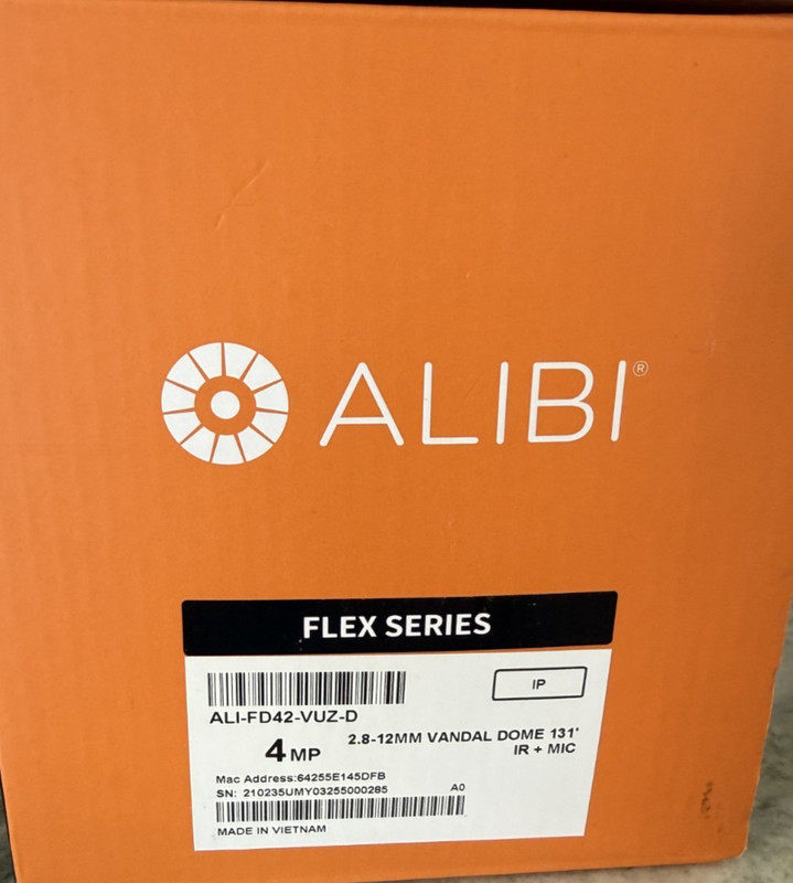 4 Alibi Cameras Flex Series ALI-FD20-VAW & Alibi NVR Flex Series ALI-NR082F-2-D gallery