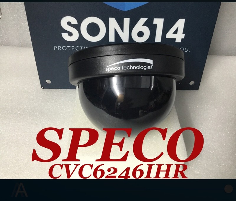 Speco CVC6246IHR Security Color Camera W/2.8-12mm Lens 650TVL Full OSD TESTED!