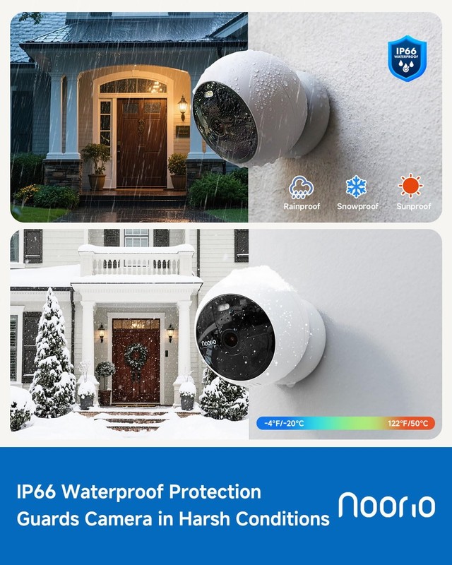 Security Cameras Wireless Outdoor Magnetic, 1080P Battery Powered Indoor Came... gallery