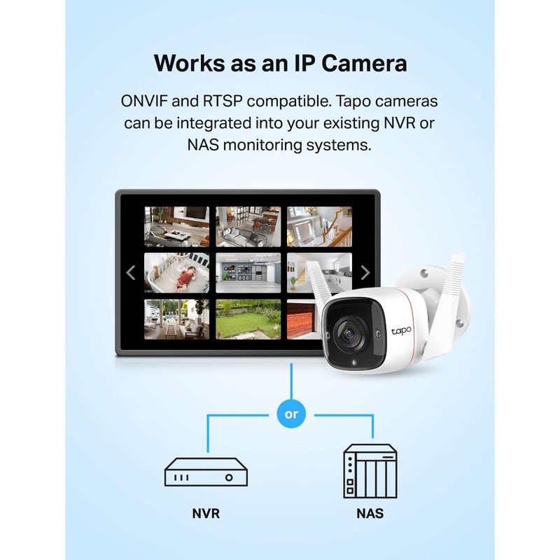 2K+ Outdoor Wired Security Camera - Motion Detection, Night Vision, 24/7 Recordi gallery