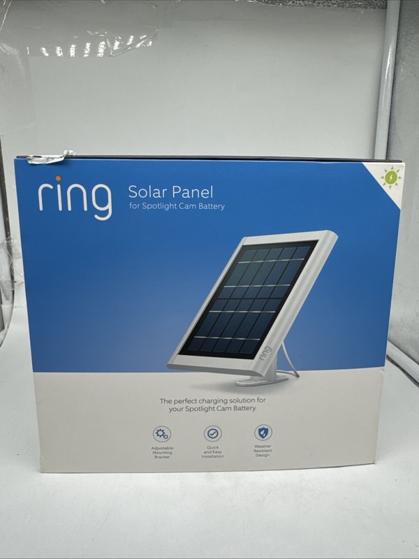 Ring Solar Panel For Spotlight Camera Battery – Brand New & Open Box