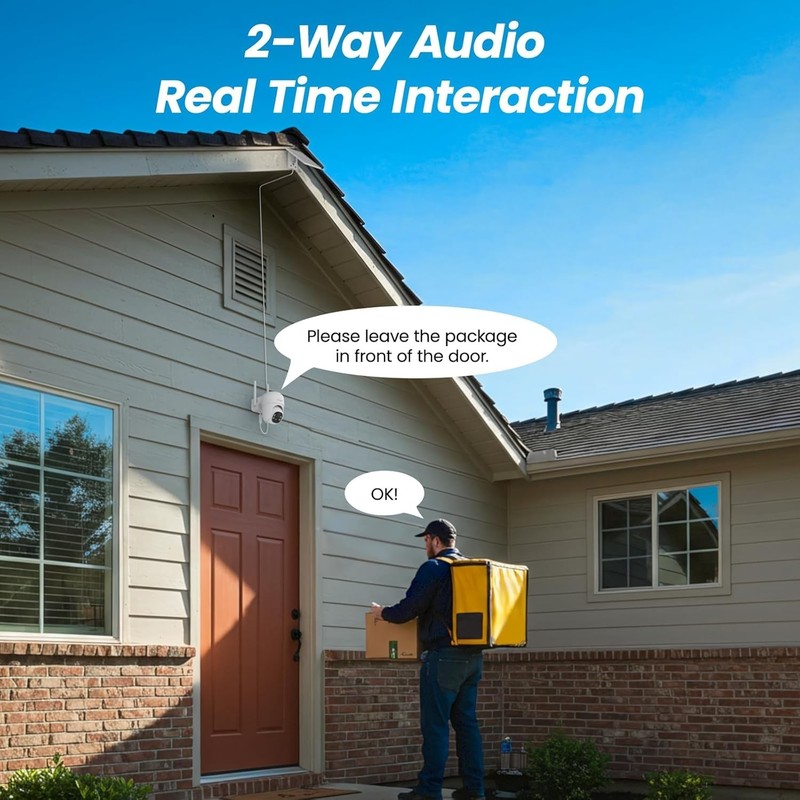 2K Color Night Vision Outdoor Security Camera gallery